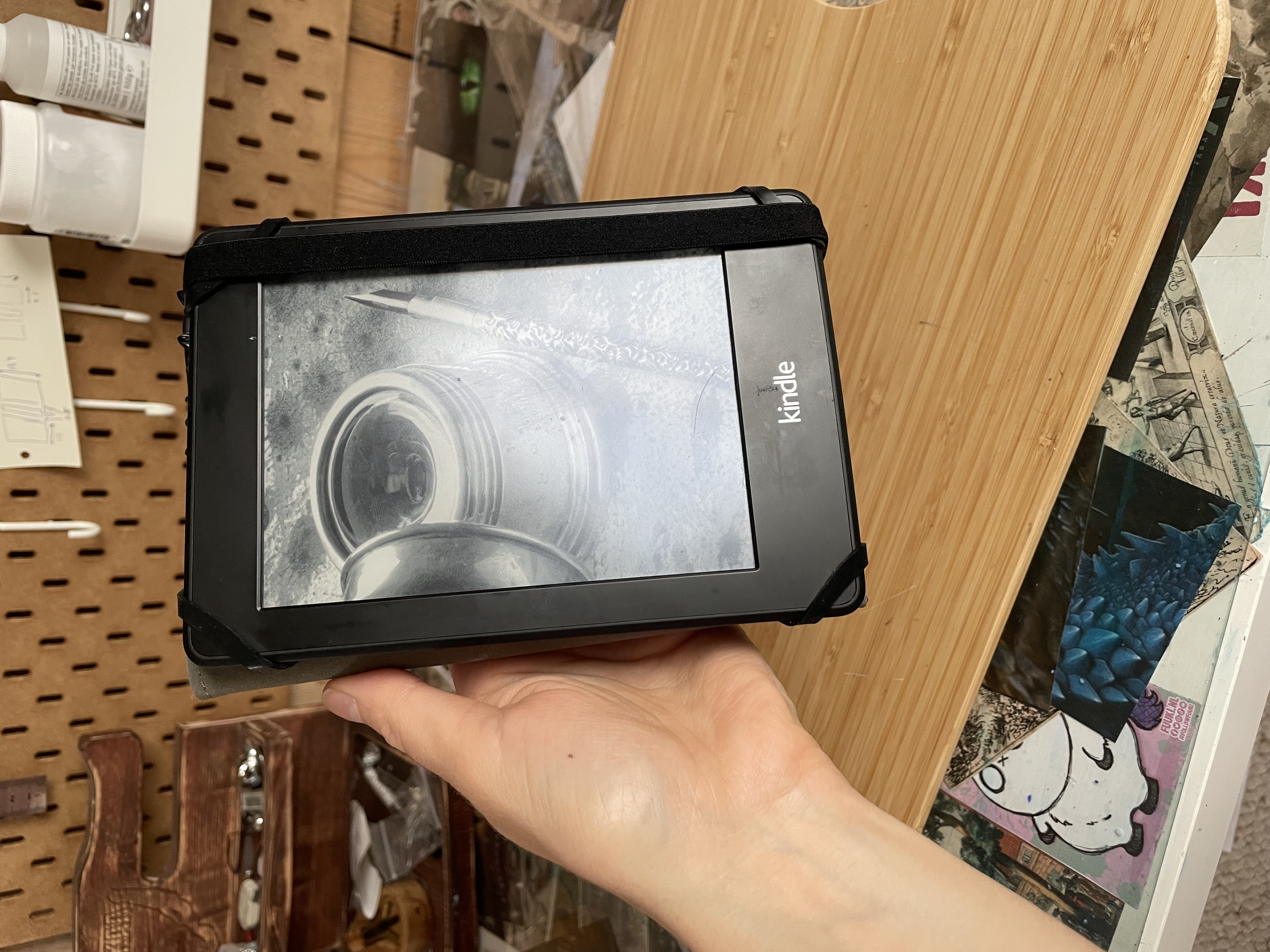 3D dragon 6,8 inch universal e-book case