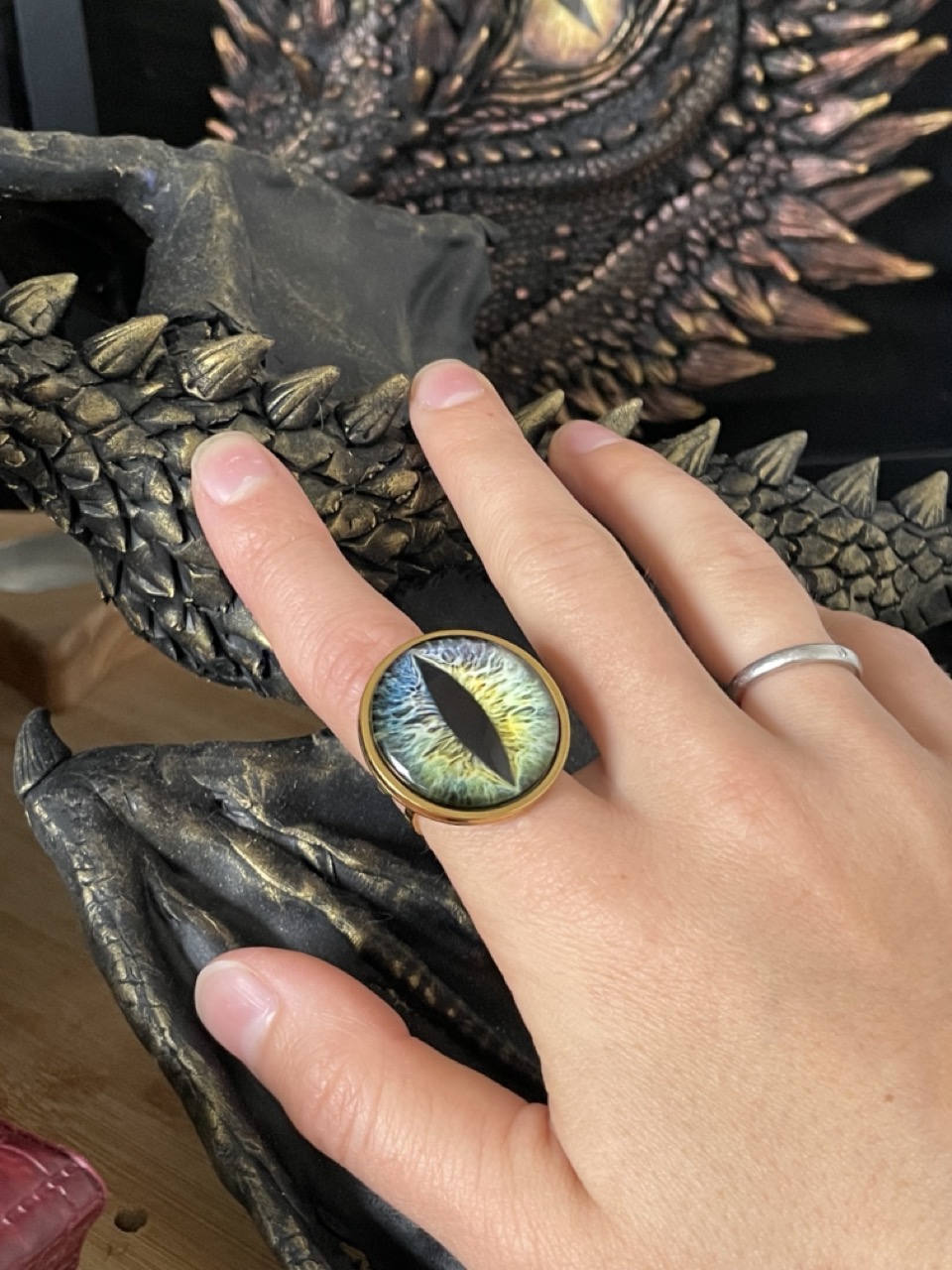Large Dragon Eye Ring