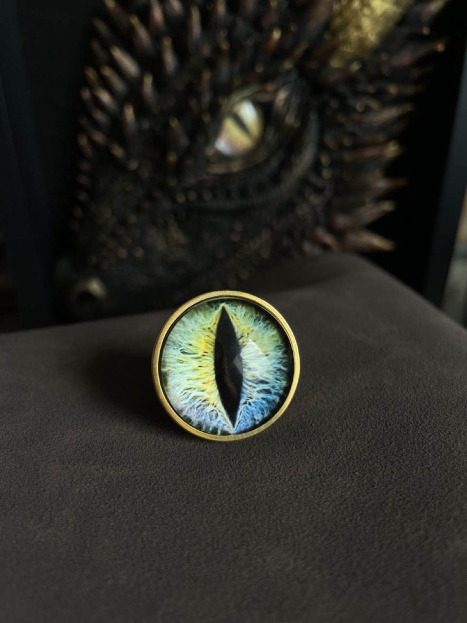 Large Dragon Eye Ring