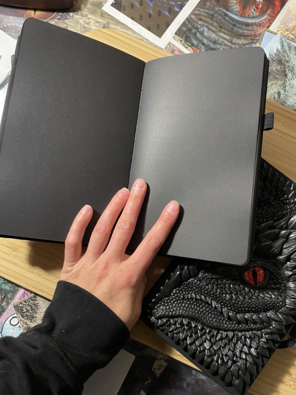 Black Obsidian Nightclaw sketchbook