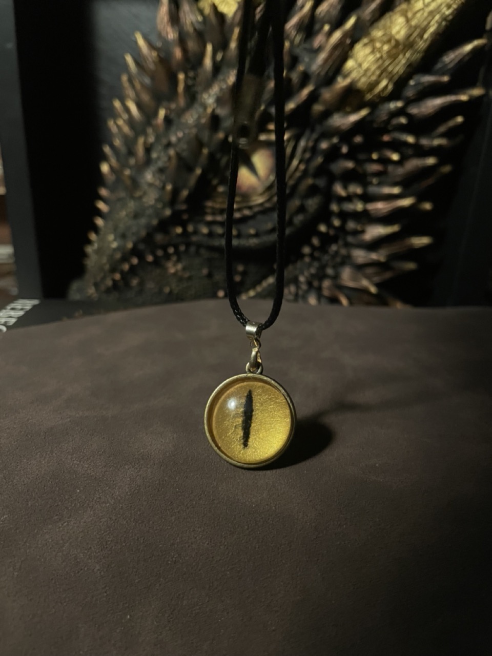 Double-sided Dragon Eye Pendant Necklace