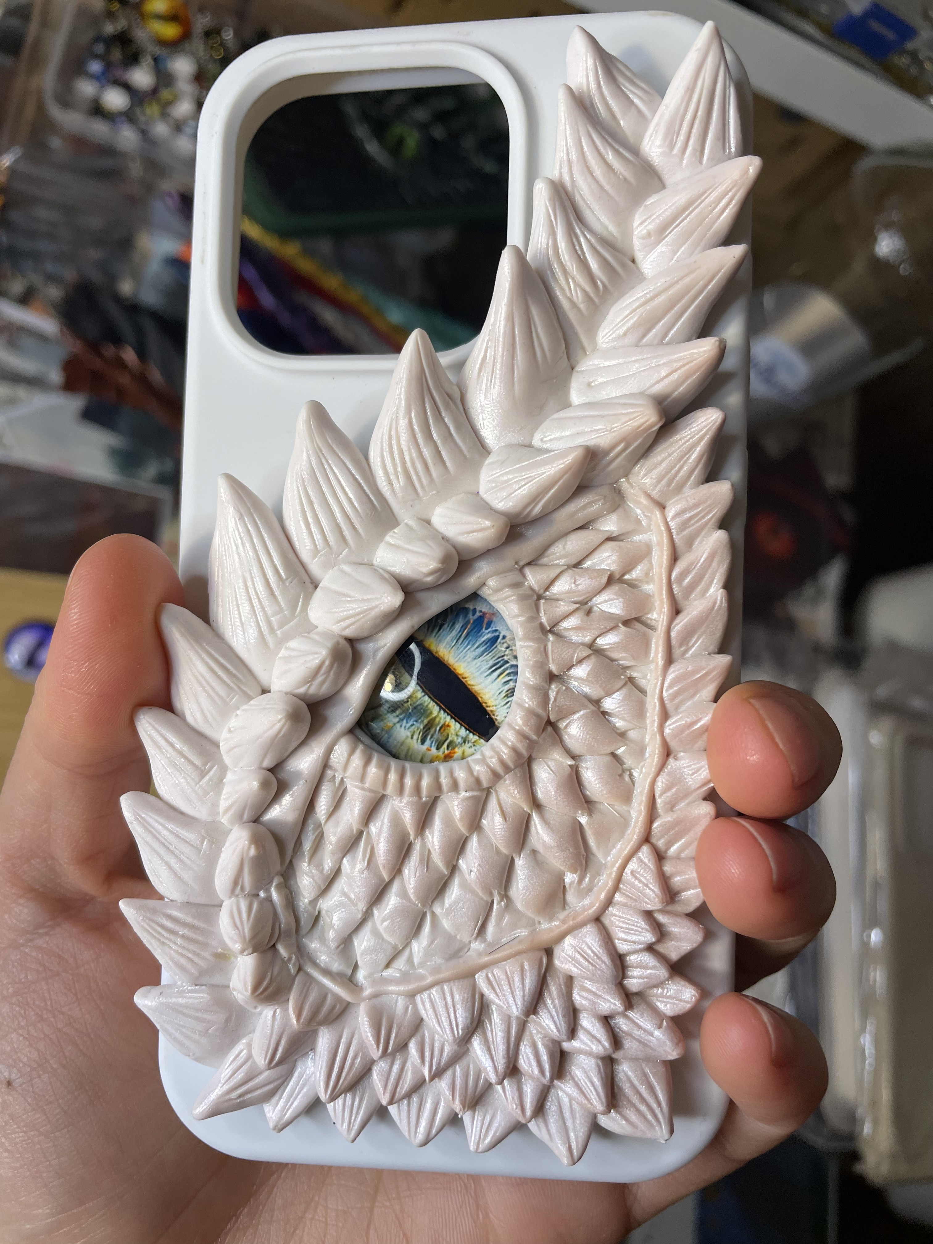 3D Dragon Eye iPhone 14/15/15 Pro Case