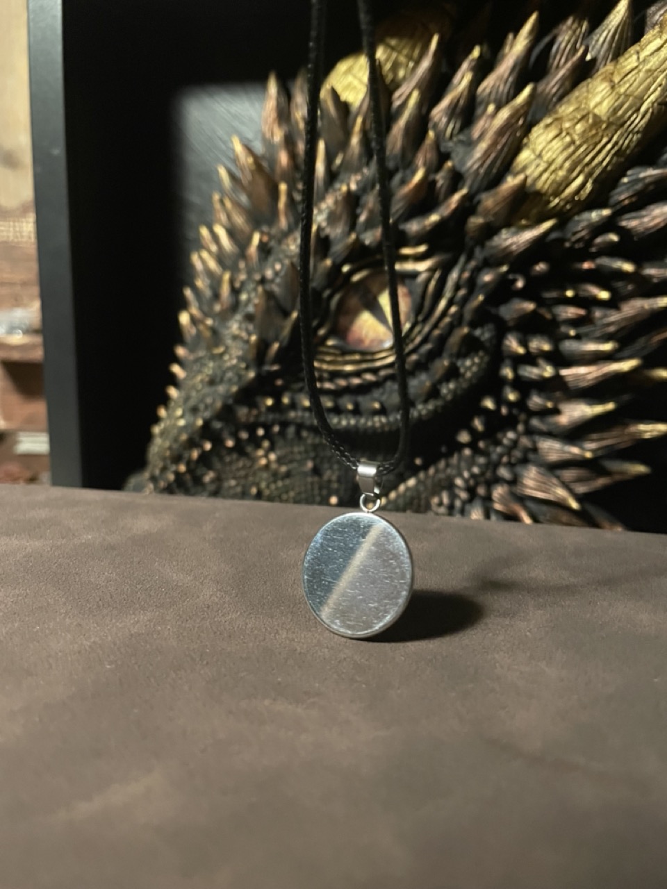 Large Dragon Eye Pendant Necklace
