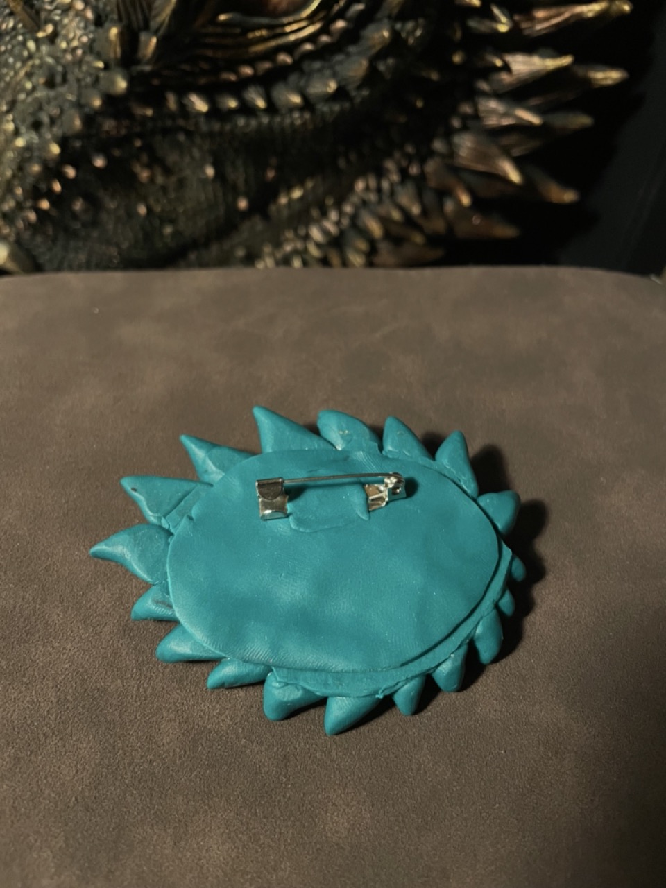 Large Dragon Eye Brooch