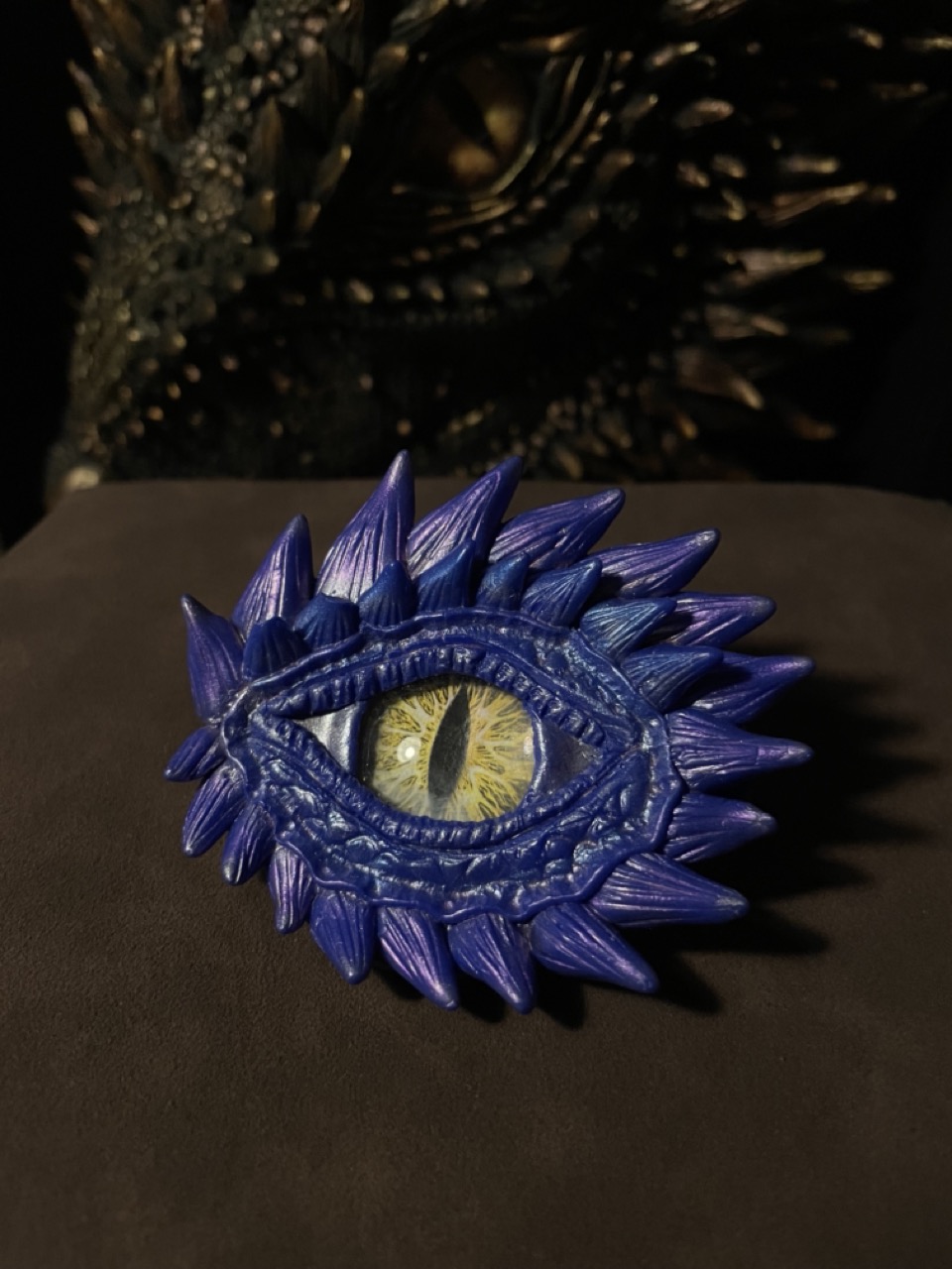 Large Dragon Eye Brooch