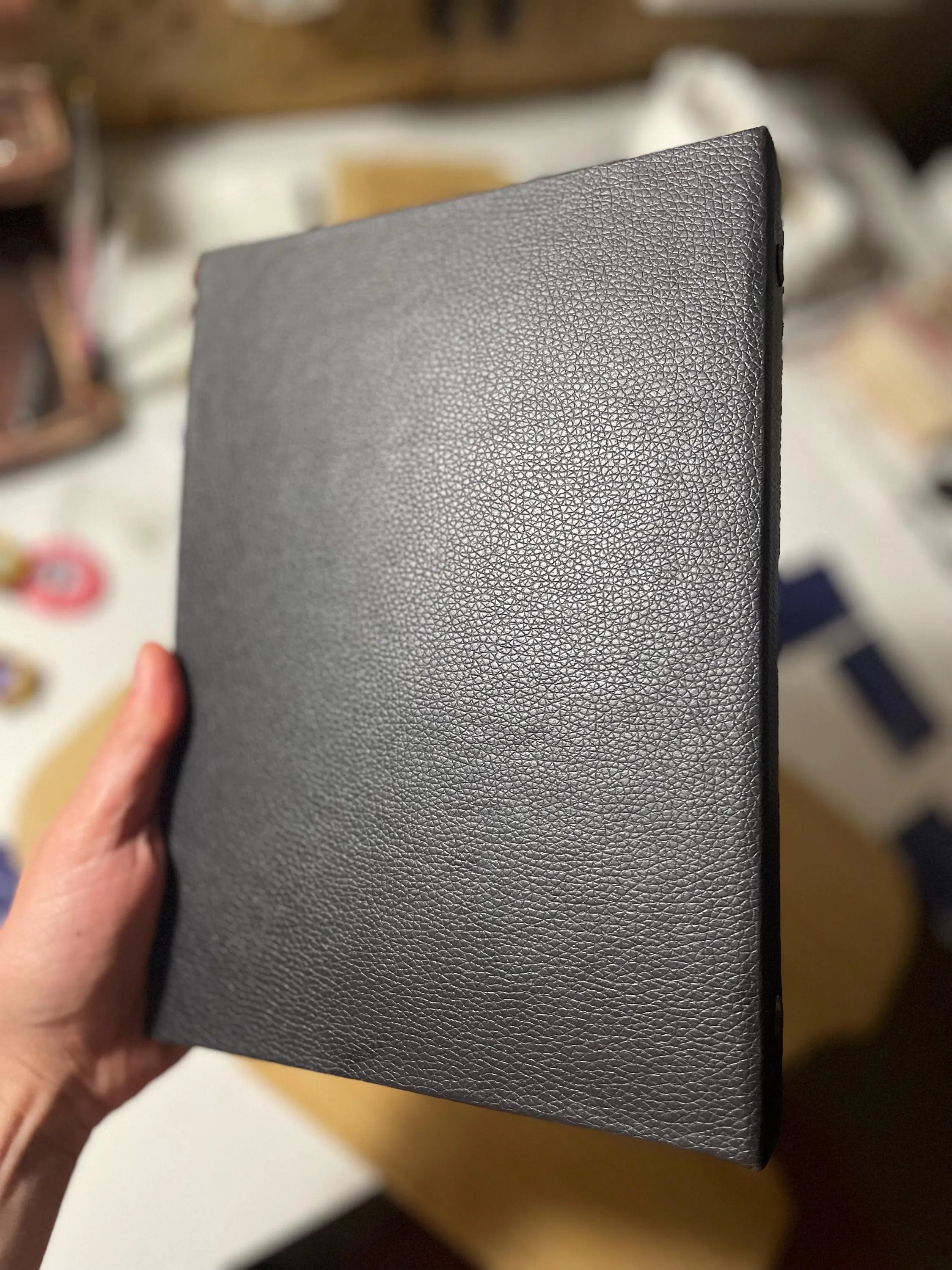 A5 Dragon Eye Journal with brass ring binder
