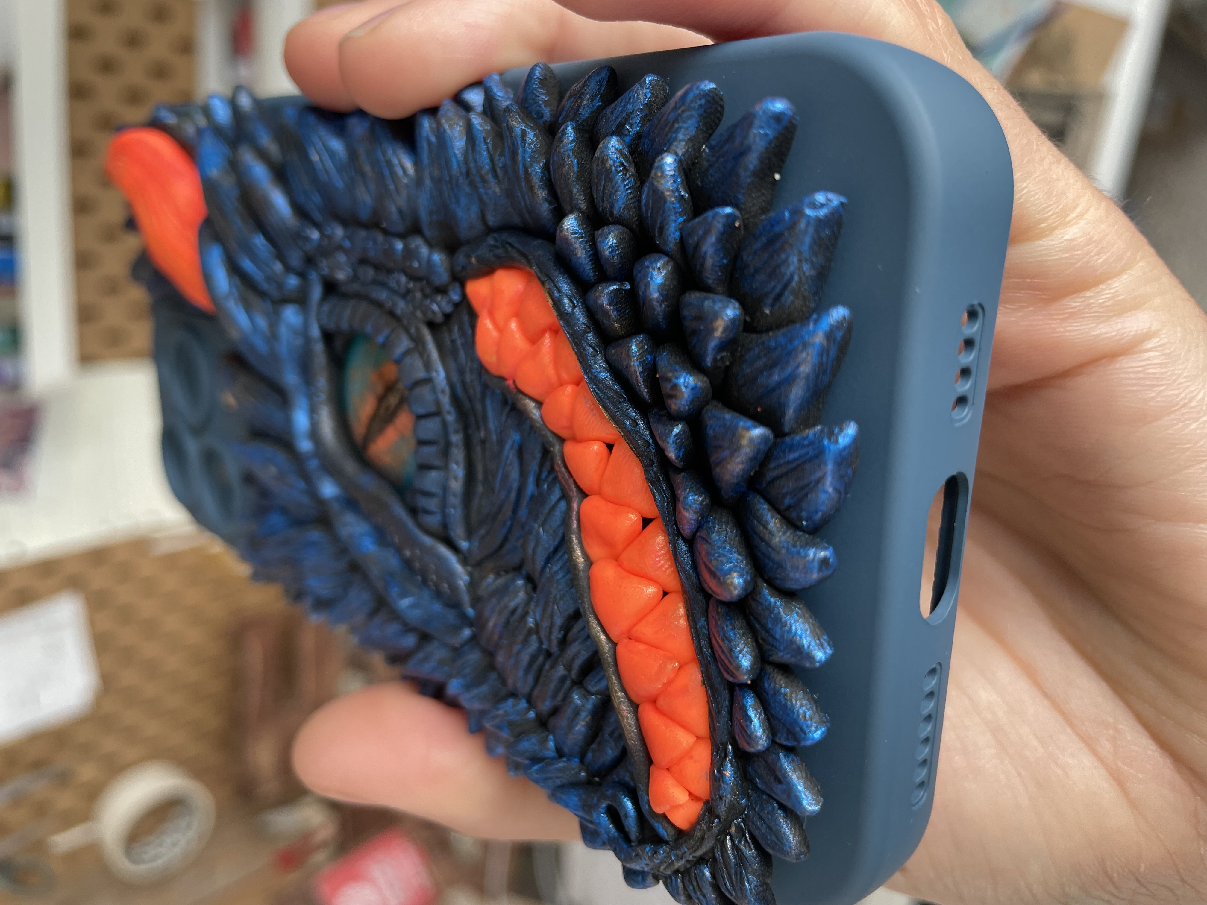 iPhone 16 pro max custom dragon case