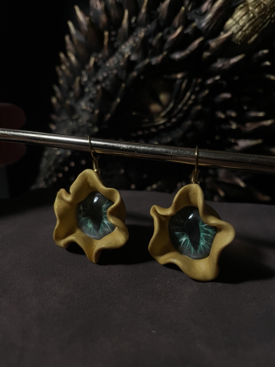 Handcrafted Fantasy Eye Earrings