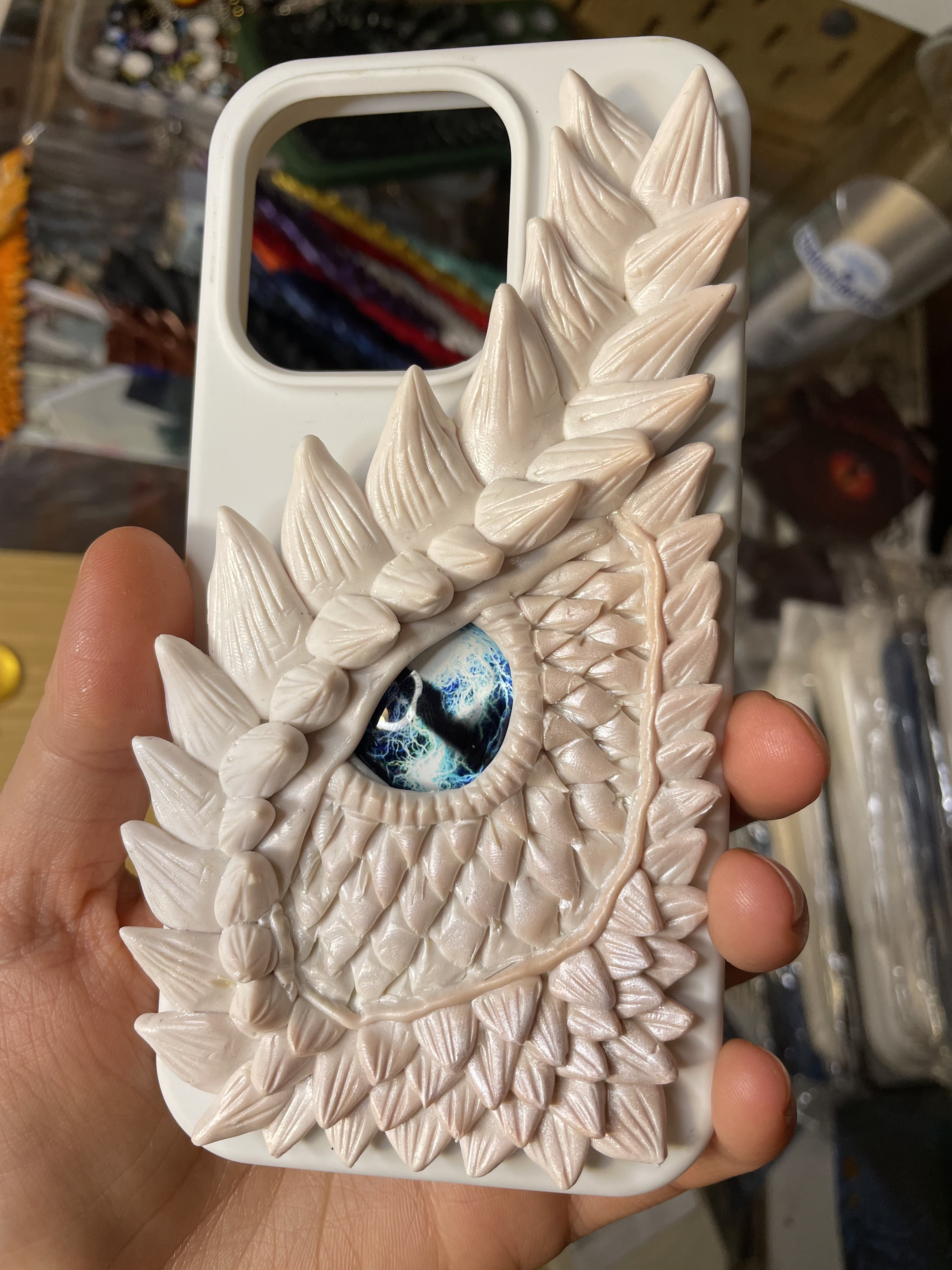 3D Dragon Eye iPhone 14/15/15 Pro Case