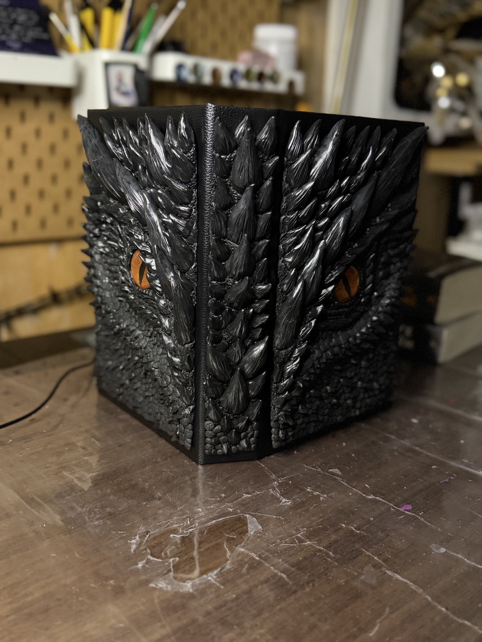 3D hardcover dragon book sleeve for Fourth Wing hardcover book