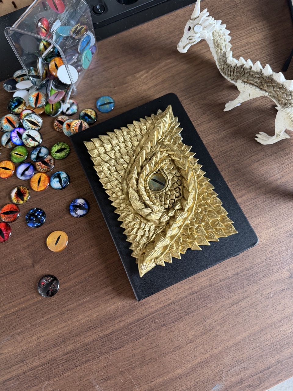 A5 dragon eye hardcover lined journal