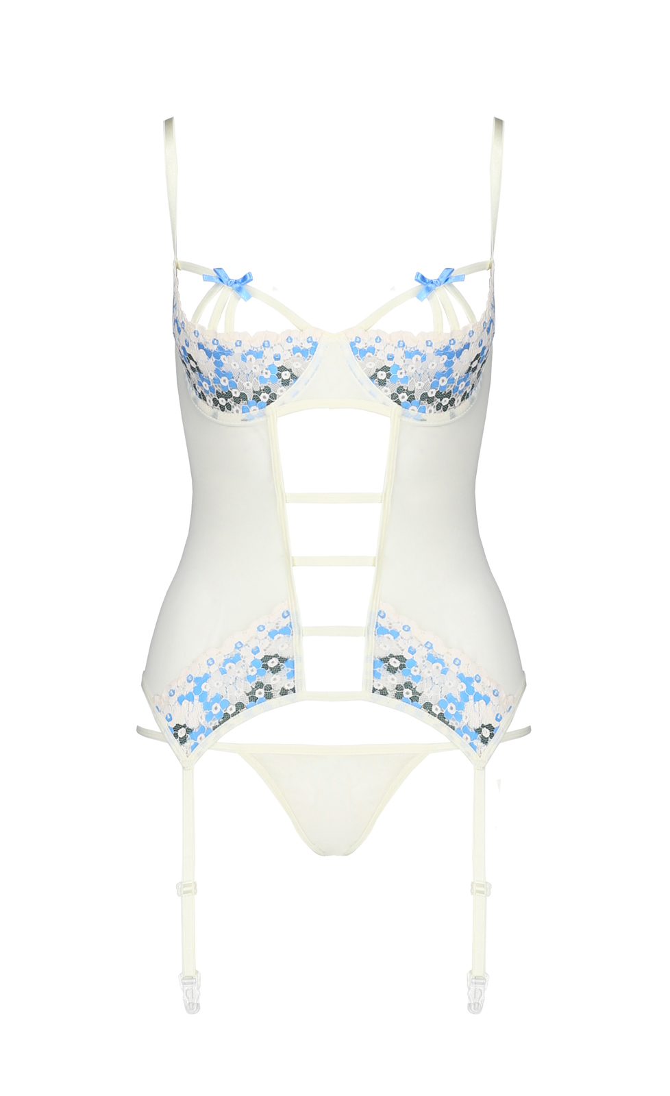 Emma Corset & Thong Set – Ecru