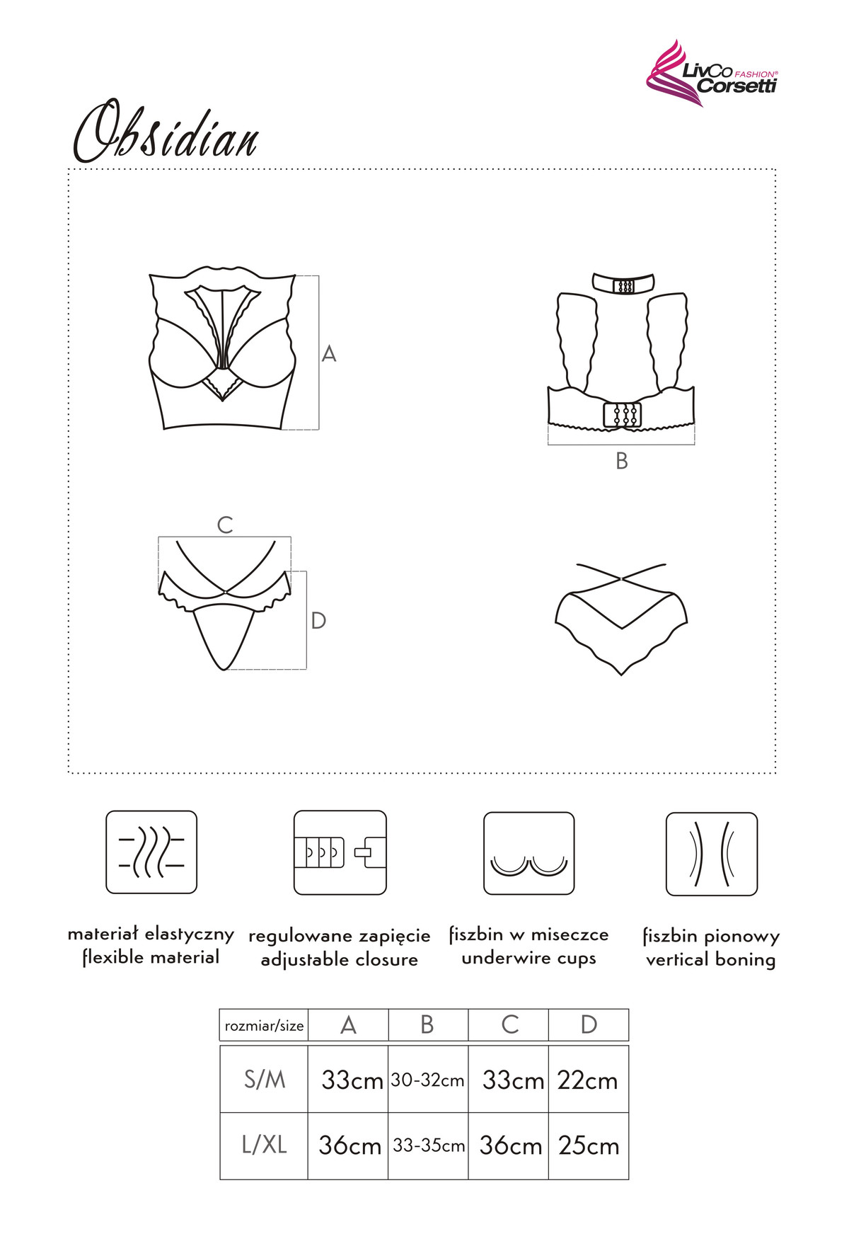 Lingerie set Obsidian