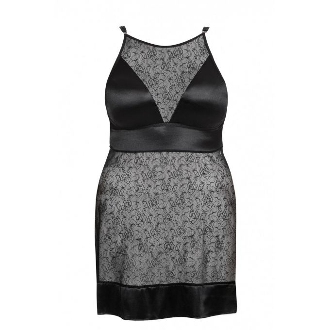Nightgown Elisya black-1411
