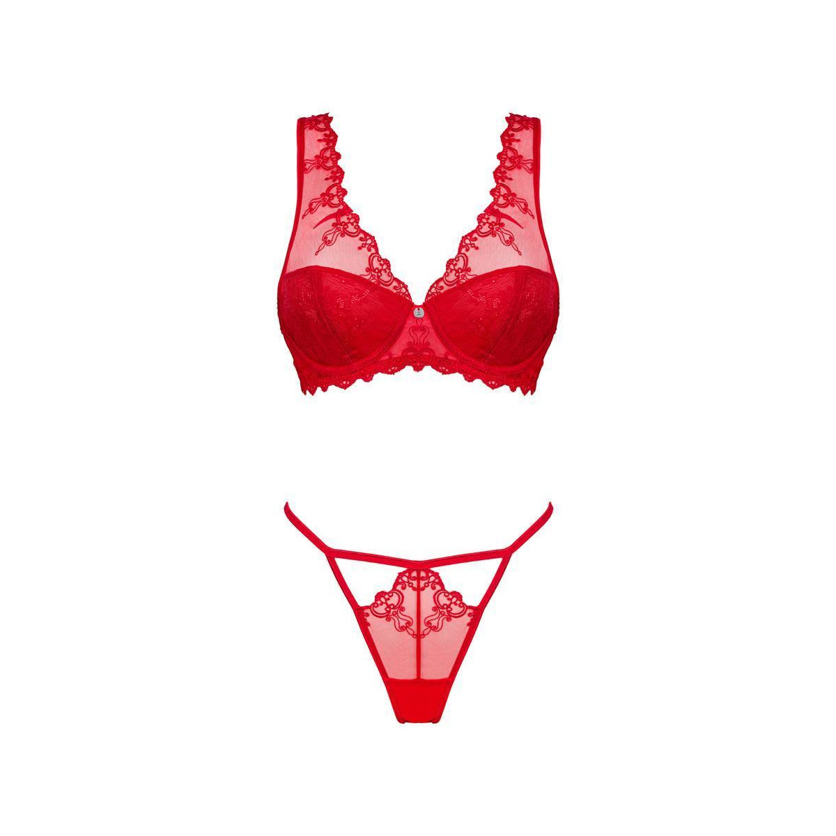 Lonesia 2-Piece Bra set red