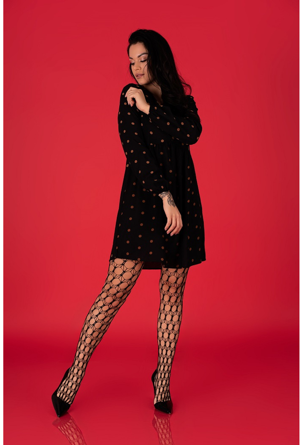 Zaris tights black: Enchanting and Airy