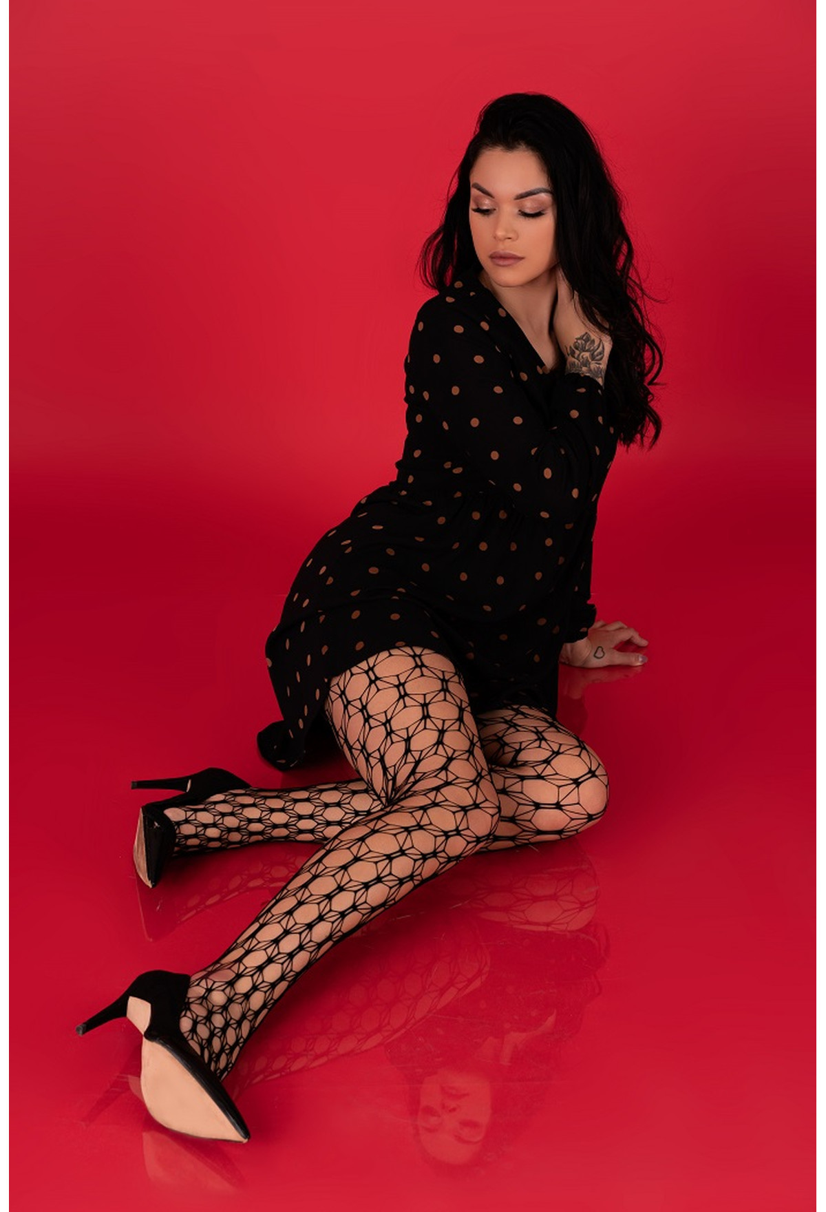 Zaris tights black: Enchanting and Airy