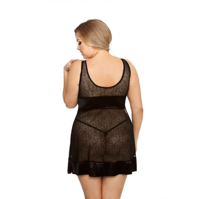 Nightgown Elisya black-1411