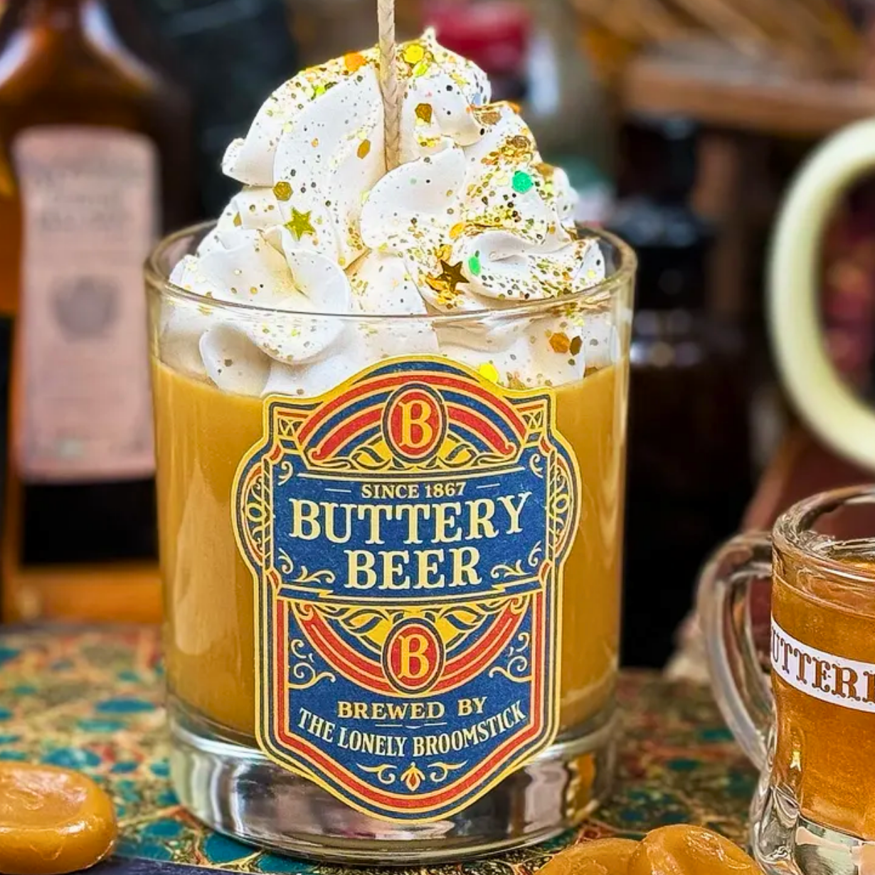 Bougie à la bière au beurre