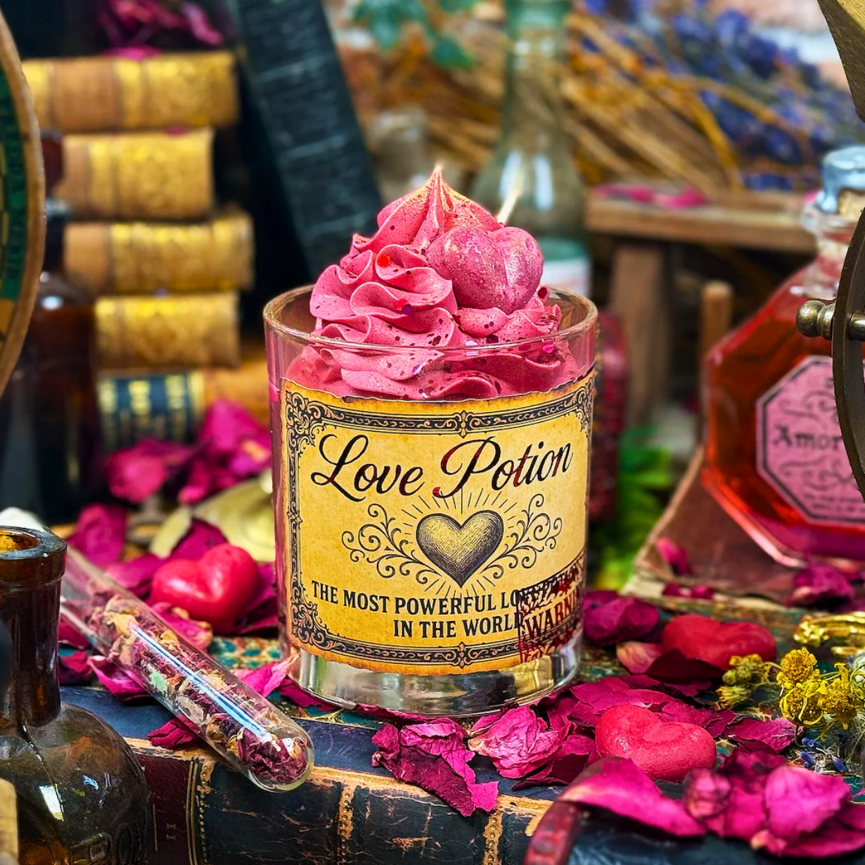 Bougie Potion d'Amortentia (Amour)