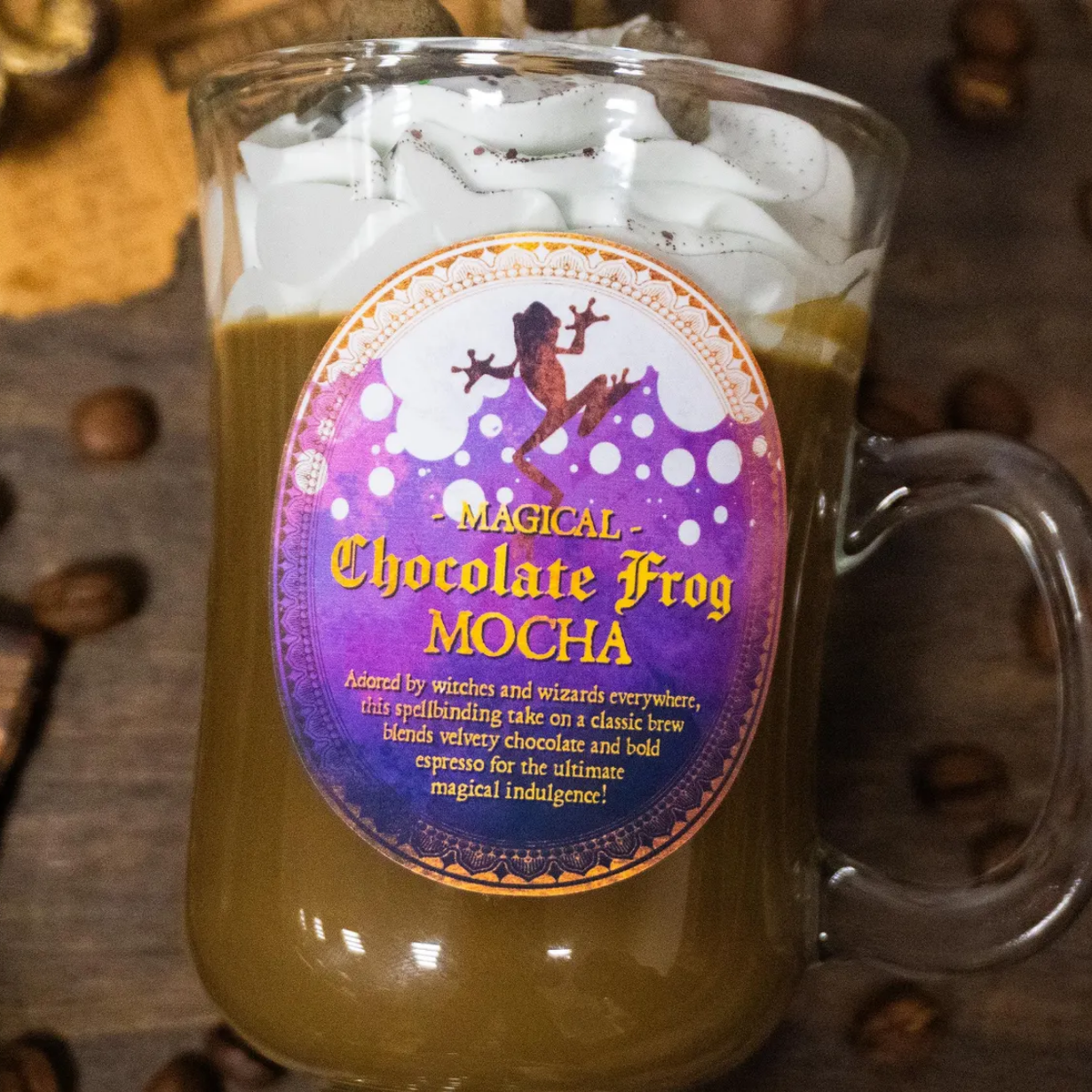 Bougie moka grenouille en chocolat