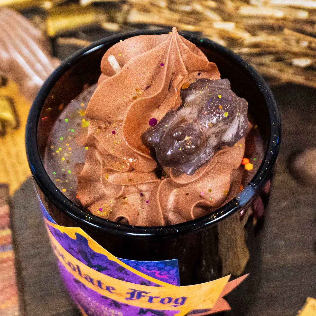 Bougie Grenouille en chocolat
