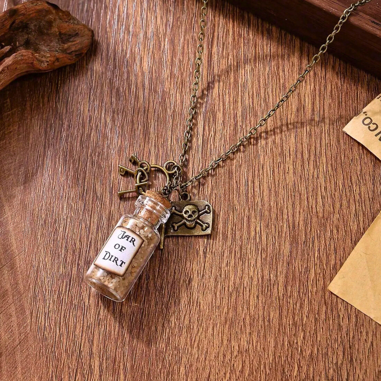 Collier flacon « Jar of Dirt »