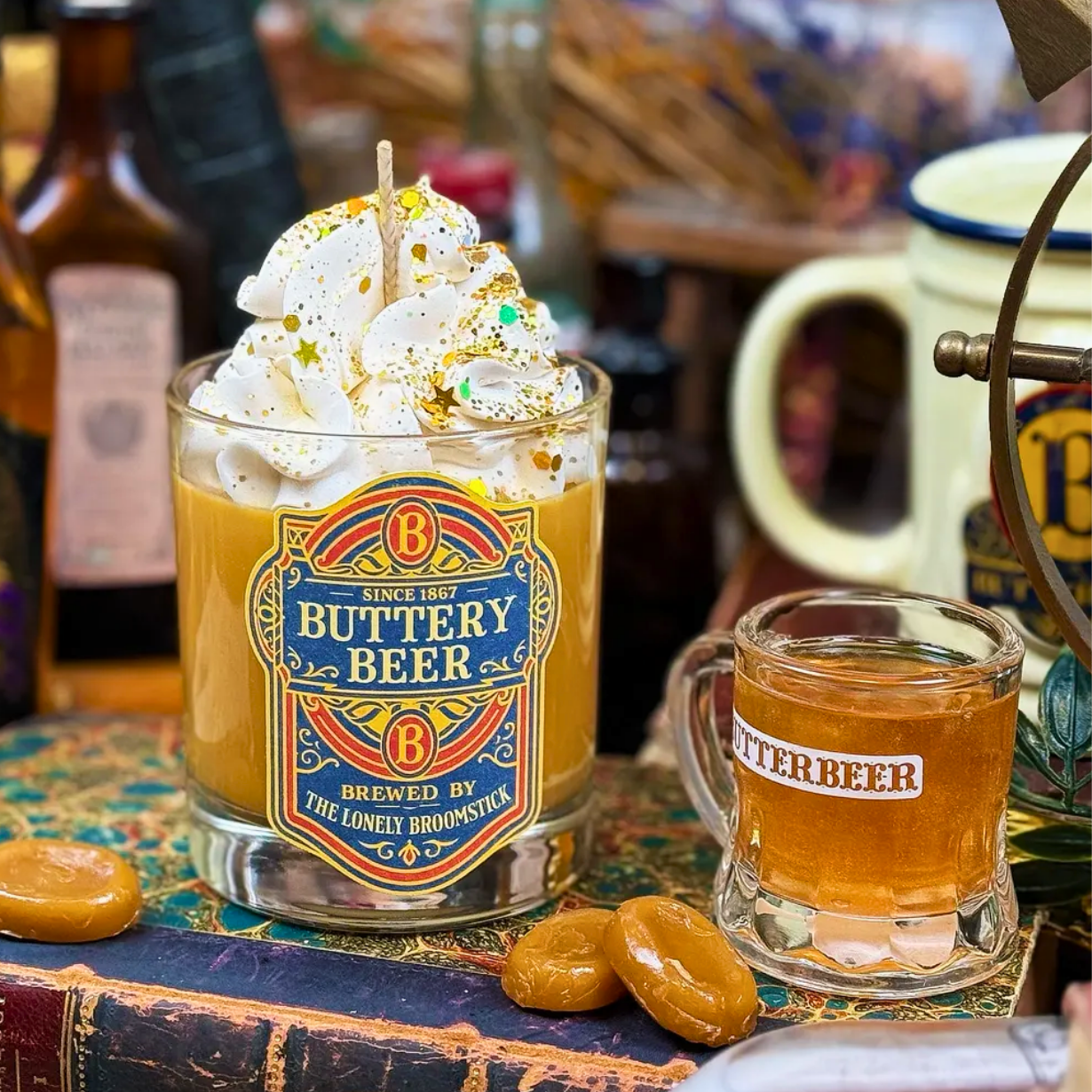 Bougie à la bière au beurre