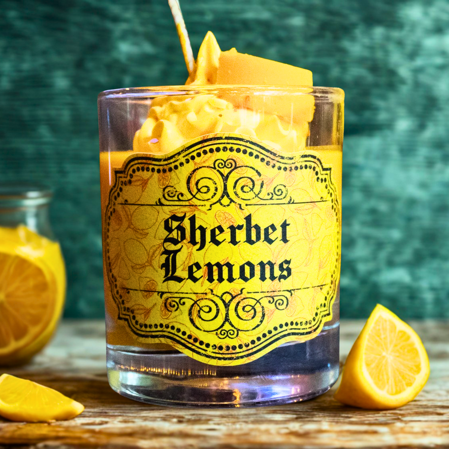 Bougie magique au parfum Bonbons Sherbet Citron