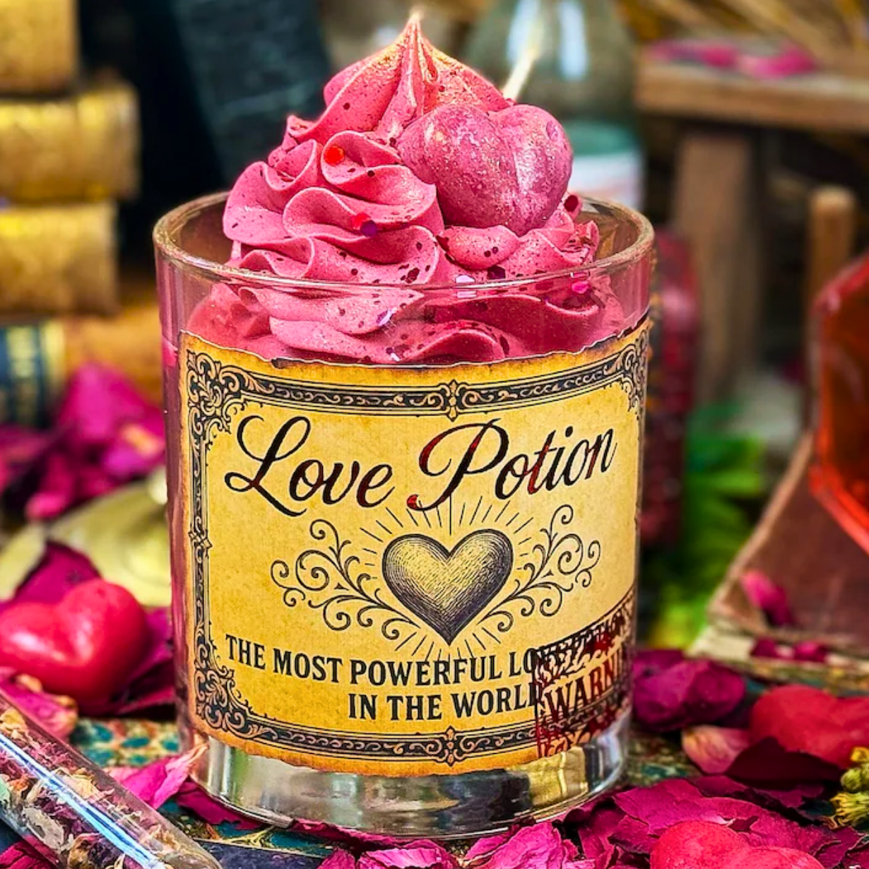 Bougie Potion d'Amortentia (Amour)