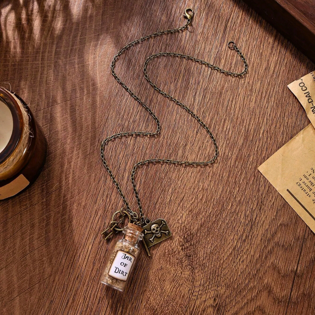 Collier flacon « Jar of Dirt »