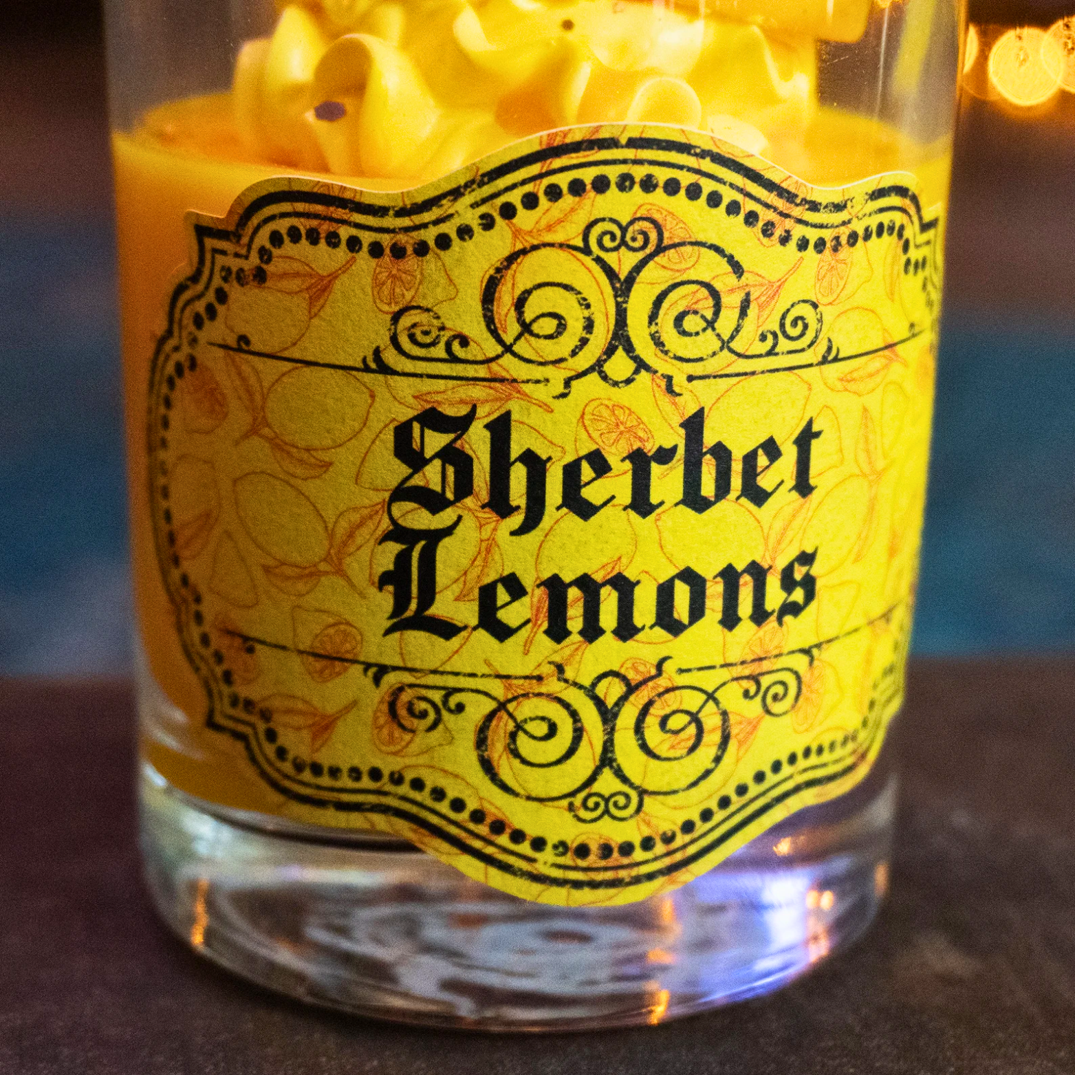 Bougie magique au parfum Bonbons Sherbet Citron
