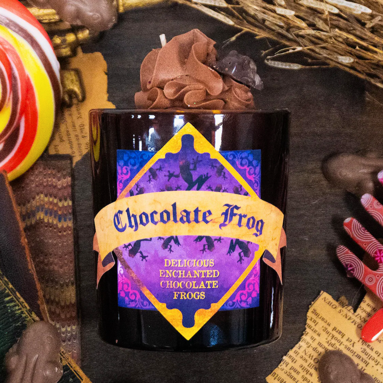 Bougie Grenouille en chocolat