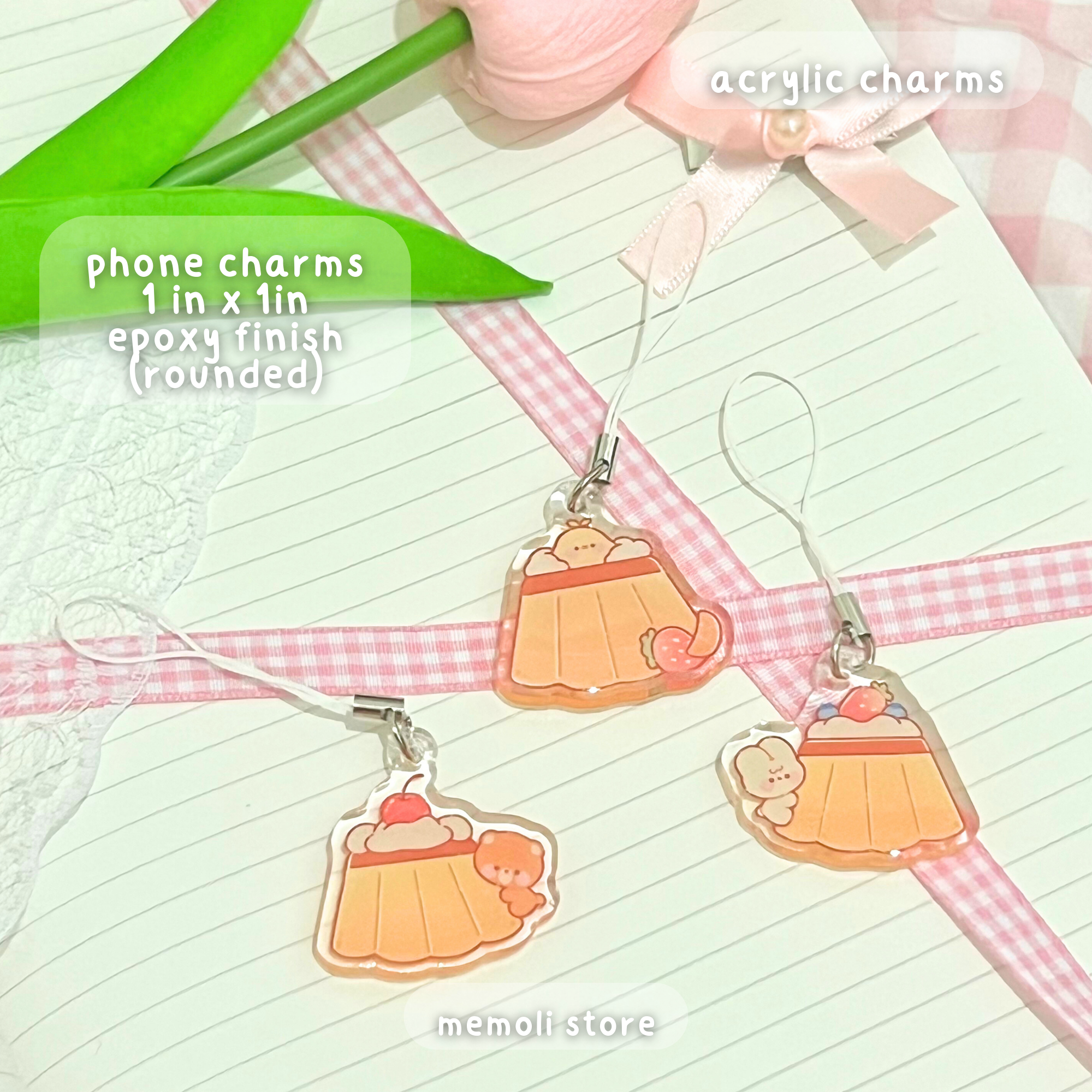 eggie caramel pudding charm