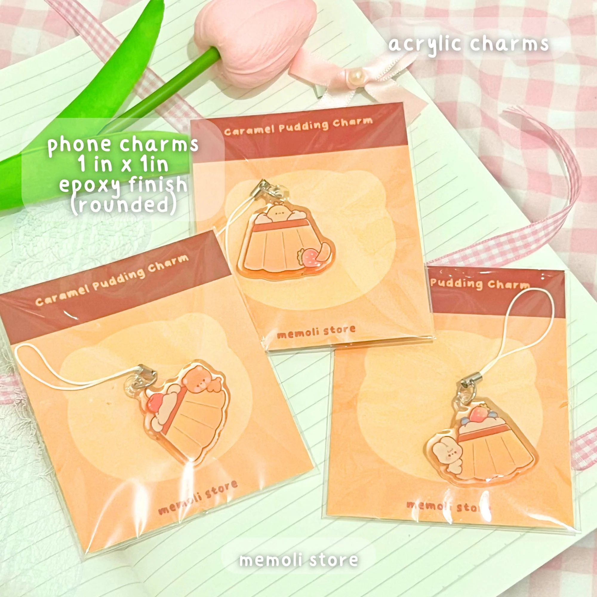 coco caramel pudding charm