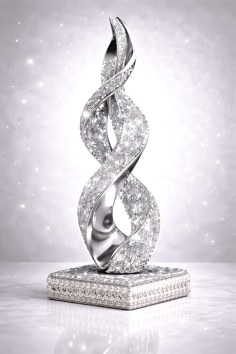 Signature Wall Art-Silver Luxe #3