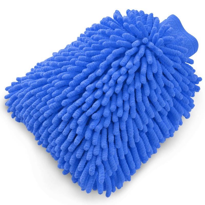 Luva de Microfibra Tentáculos 19x26cm Azul Karstoq
