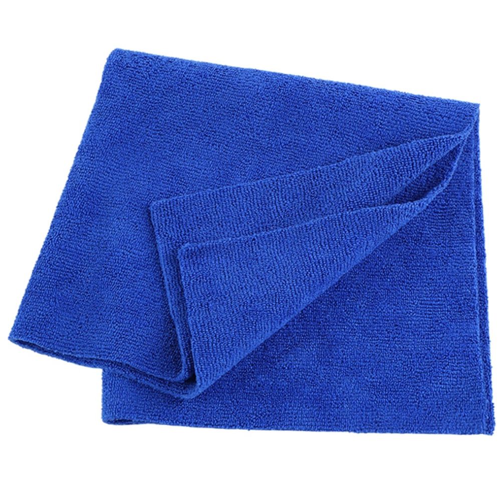 Toalha de Microfibra 300gsm Sem Borda Azul Karstoq