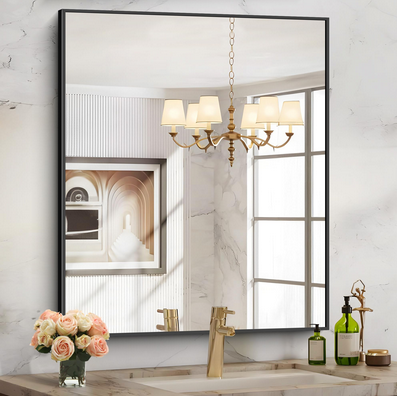 Rectangular Wall-Mounted Bathroom Mirror