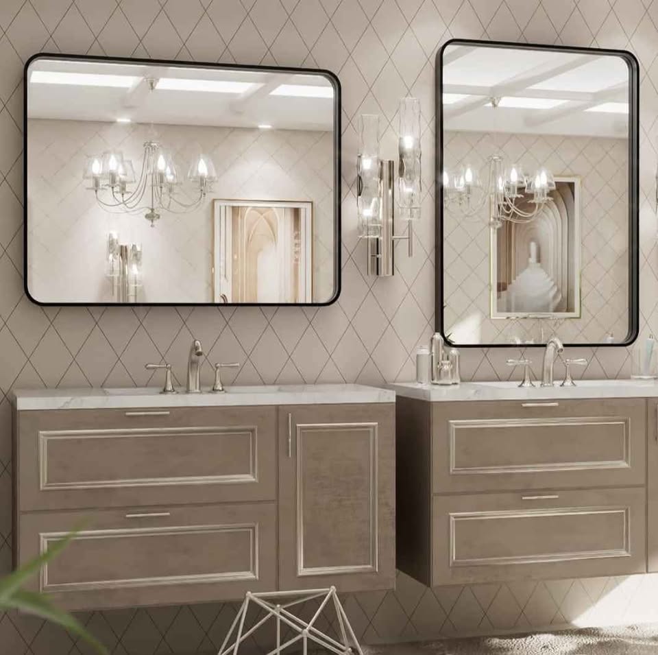 Modern Rectangular Bathroom Mirror