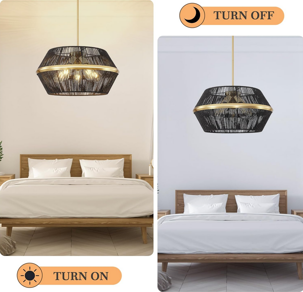 Modern Woven Pendant Light