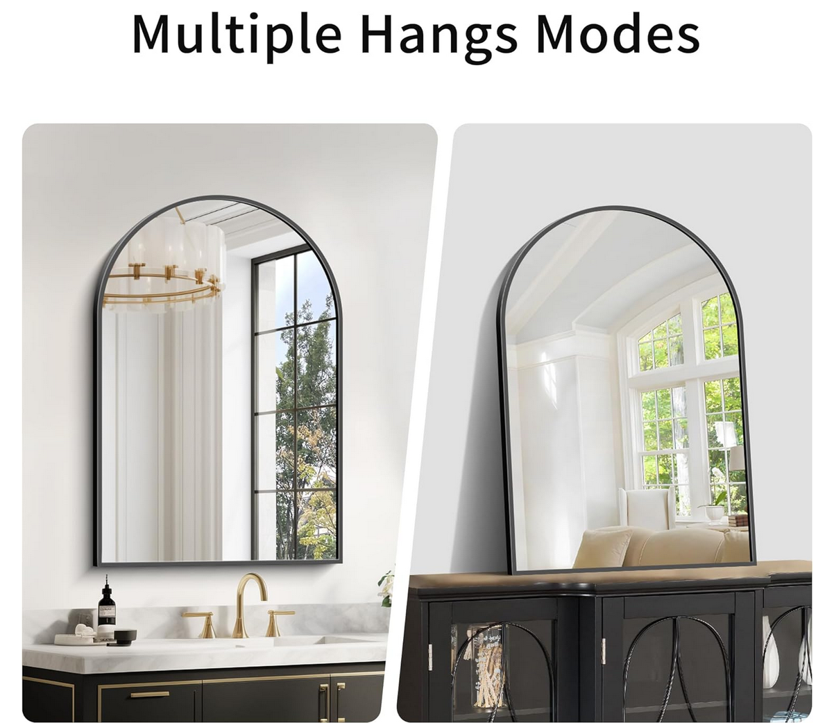Arched Wall Mirror 40x36