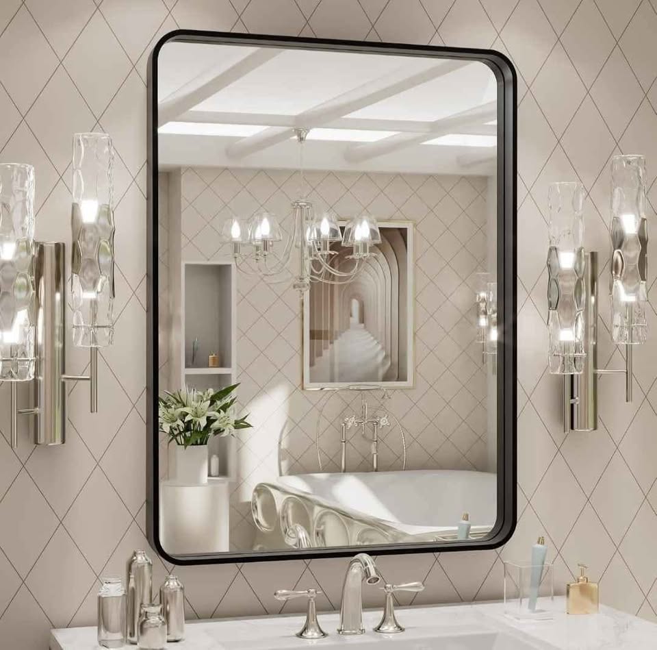 Modern Rectangular Bathroom Mirror