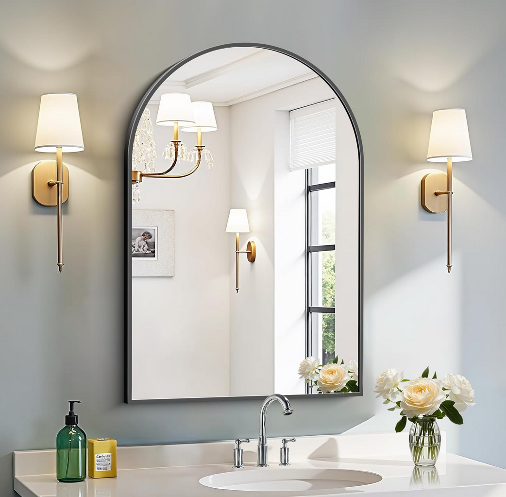 Arched Wall Mirror 40x36