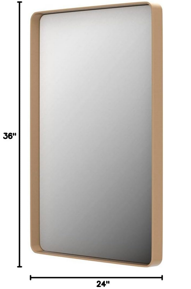 Wall Mounted Bathroom Mirror  36"L x 24"W 