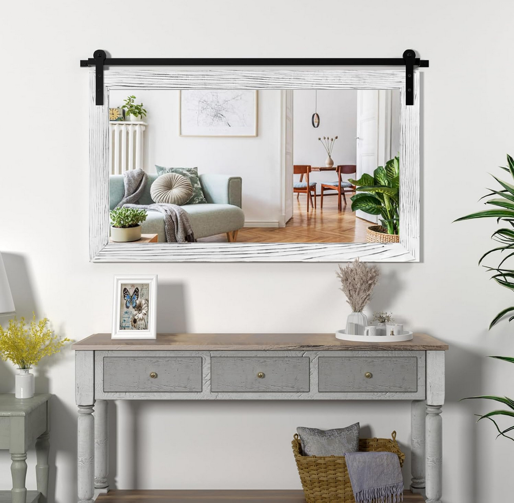 Farmhouse Barn Door Wall Mirror