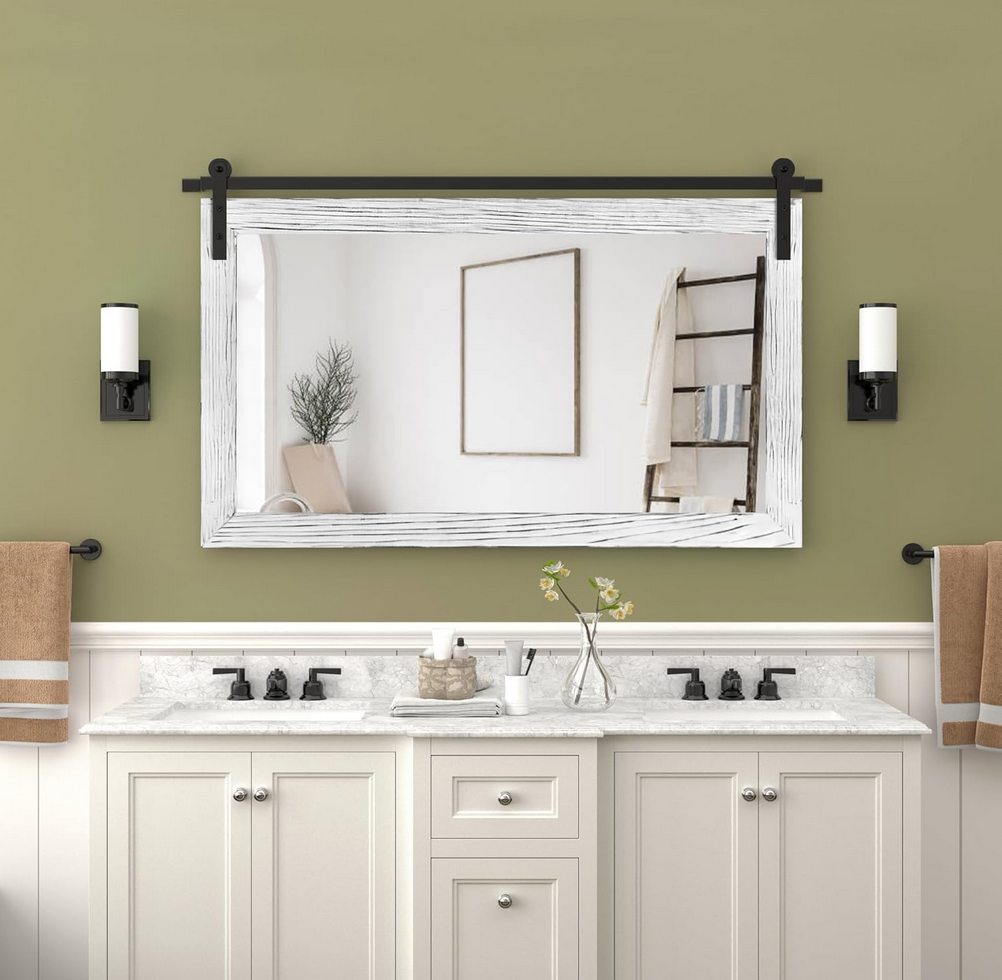 Farmhouse Barn Door Wall Mirror