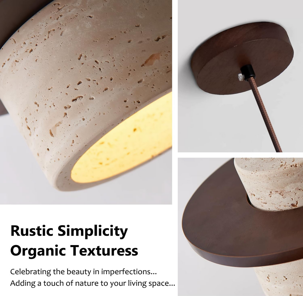 Modern Stone Pendant Light