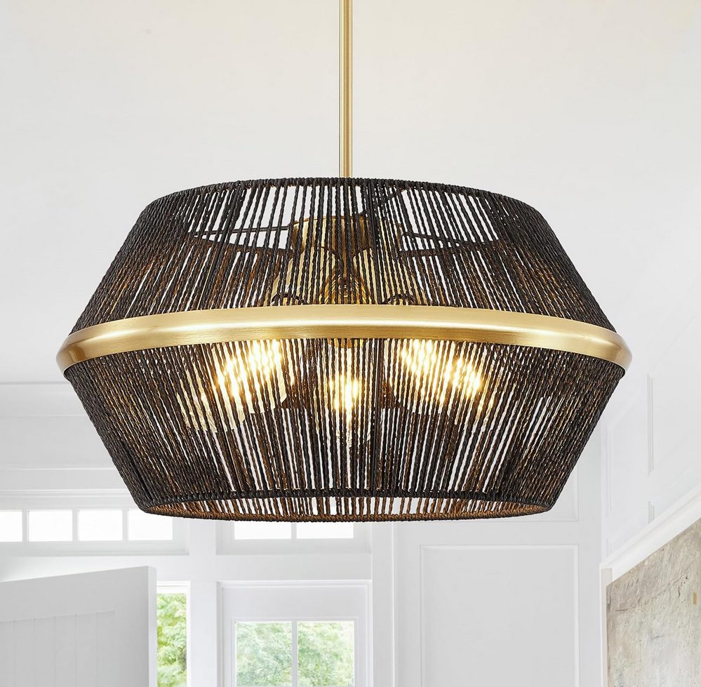 Modern Woven Pendant Light