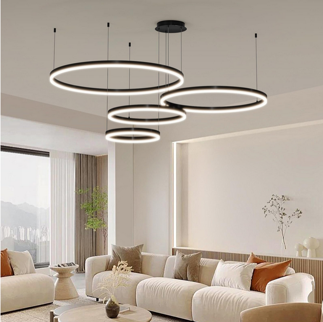 Modern LED Ring Chandelier